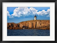 Framed Pond Island Lighthouse