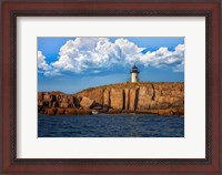 Framed Pond Island Lighthouse