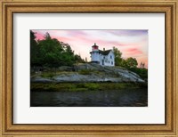 Framed Perkins Island Lighthouse