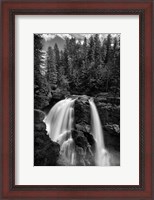 Framed Rick Berk-Nooksack Falls B&W.tif