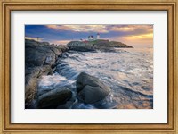 Framed Morning Tide at Cape Neddick