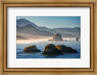 Framed Misty Morning on Cannon Beach