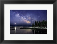 Framed Milky Way Over the Sheepscot River