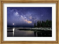 Framed Milky Way Over the Sheepscot River