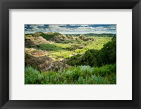 Framed Little Missouri Badlands