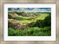 Framed Little Missouri Badlands