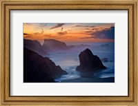 Framed Coquille Point Twilight