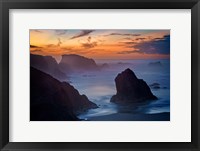 Framed Coquille Point Twilight