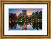 Framed Autumn Twilight in Boston