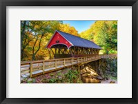 Framed Autumn in Flume Gorge