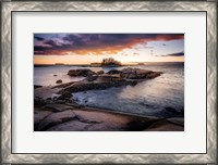Framed Deer Isle Sunset
