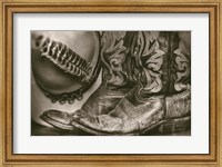Framed Cowboy Boots VII