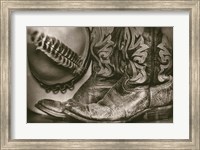 Framed Cowboy Boots VII