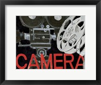 Lights Camera Action II Framed Print