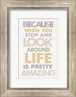 Framed Life is Amazing II Pastel