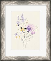 Framed Lilac Season I Pastel