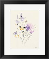 Framed Lilac Season I Pastel