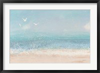 Framed Splatter Beach I Neutral