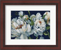 Framed Peony Season I Navy