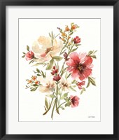 Framed Autumn Flowers I