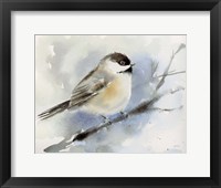 Framed Winter Chickadee