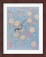 Framed Heirloom Chinoiserie Bird II