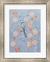 Framed Heirloom Chinoiserie Bird I