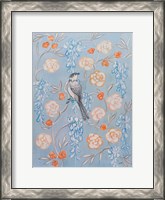 Framed Heirloom Chinoiserie Bird I