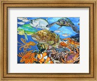 Framed Sea Life of the World 2