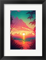 Framed Sunset B6