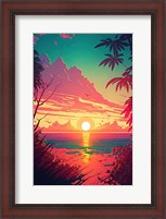 Framed Sunset B6