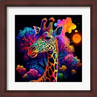 Framed Giraffe 1