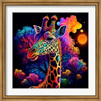 Framed Giraffe 1