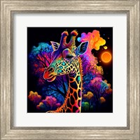 Framed Giraffe 1
