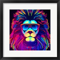 Framed Sunglasses Lion Cool