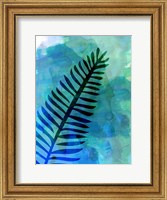 Framed Lonely Leaf Watercolor II