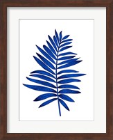 Framed Blue Leaf Branch