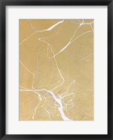 Framed Gold Marble