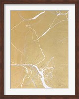 Framed Gold Marble