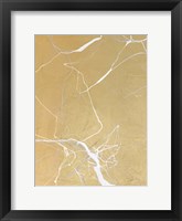 Framed Gold Marble