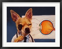 Framed Seeing Eye Dog