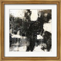 Framed Abstract Black and White