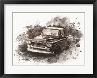 Framed Old Chevy
