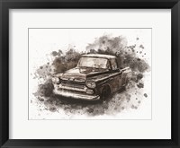 Framed Old Chevy