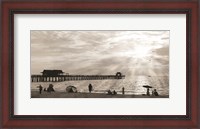 Framed Sunset at Naples Pier