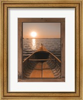 Framed Antique Canoe I