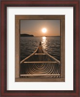 Framed Antique Canoe III