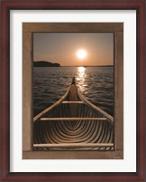 Framed Antique Canoe III