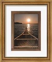 Framed Antique Canoe III