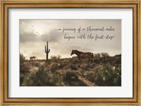 Framed Journey of a Thousand Miles